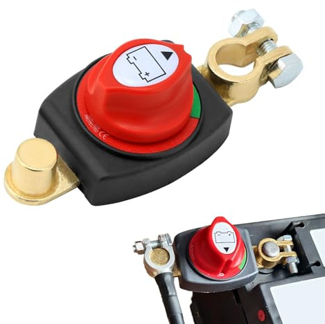 Herbst Batteriehauptschalter 12V-48V Autobatterie Batterie Trennschalter, Batterie Hauptschalter für Auto Motorrad Marine Boat Caravan
