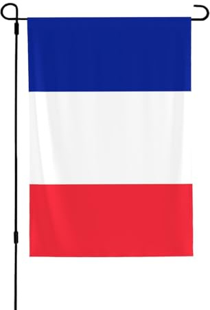 Französische Flagge, geeignet für den Innen- und Außenbereich, perfekt für Haus, Garten, Veranstaltungen und patriotische Displays.