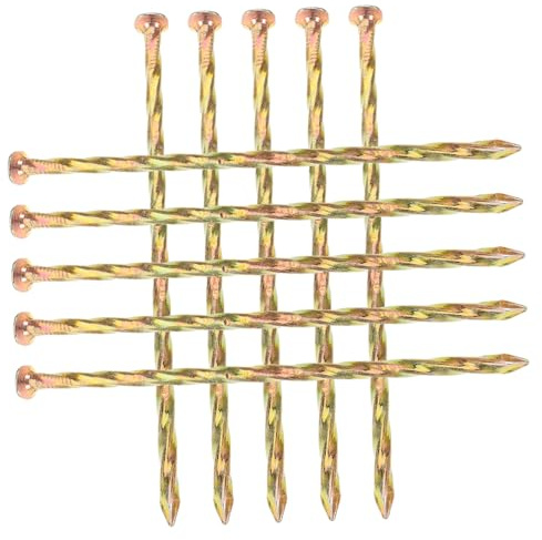 NOLITOY Piquets De Bordure Spirale 15 Cm pour Gazon Artificiel Et Jardin, Lot de 10 en Acier Carbone Résistant, Fixation sans Effort pour Pelouse Synthétique Et Camping Extérieur