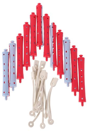 ULTECHNOVO 12pcs Flexible Hair Curler Rods for Women Men Cold Wave Perm Rods for Long Short Hair Styling Safe and Quick for Lasting Volume and Shape Suitable for Home and Salon Use