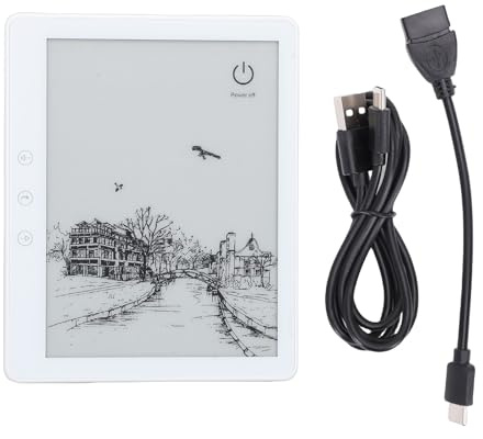 Greensen Lector de Libros Electrónicos Portátil, Pantalla Táctil de 5.8 Pulgadas con 32GB de Almacenamiento y WiFi, Compatible con y Memoria Expandible
