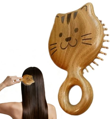 Kopfhaut Massage Pinsel - Mit Flexible Holzhaare Für Haare | Massagezubehör Haarschrubbelbürste Für Kopfhaut - Frauen Männer Stil Curl Styling Home Office Studentenzimmer Reise Ka