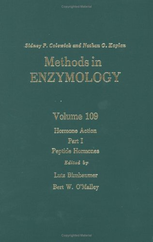 Hormone Action, Part I: Peptide Hormones (Volume 109) (Methods in Enzymology, Volume 109)