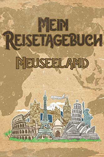 Mein Reisetagebuch Neuseeland: 6x9 Reise Journal I Notizbuch mit Checklisten zum Ausfüllen I Perfektes Geschenk für den Trip nach Neuseeland für jeden Reisenden