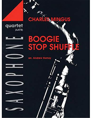 Boogie Stop Shuffle: 4 Saxophone (AATBar). Partitur und Stimmen.