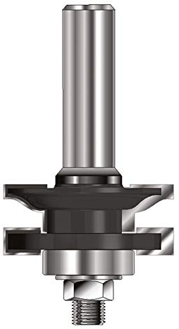 ENT 17490 Profil- und Konterprofilgarnitur Typ ''B'' HW, Schaft (S) 8 mm, Durchmesser (D) 41 mm, NL 16,9 mm, R 4,76 mm, T 9,5 mm, SL 32 mm, mit Kugellager