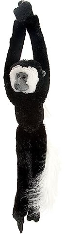 Wild Republic 15255 - Hanging Monkey Plüsch Colobus Stummelaffe, 51 cm