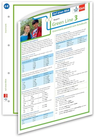 Klett Green Line 3 Bayern Klasse 7 Auf einen Blick: Grammatik passend zum Schulbuch (Green Line. Ausgabe für Bayern ab 2017)