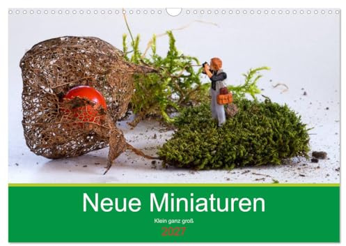 CALVENDO - Neue Miniaturen - Klein ganz groß 2.0 (Wandkalender 2027 DIN A3 quer), Monatskalender: Modellfiguren im Maßstab 1:87