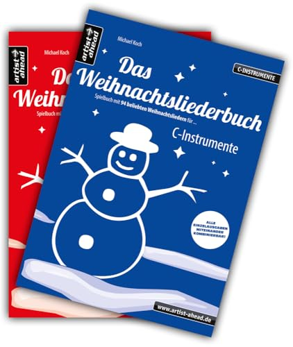 Das Weihnachtsliederbuch-Set (C-Instrumente + Klavierbegleitung): 2 Spielbücher mit 94 beliebten Weihnachtsliedern für C-Instrumente (z. B. für Flöte, ... & Klavierbegleitung (mit Melodiestimme in C)