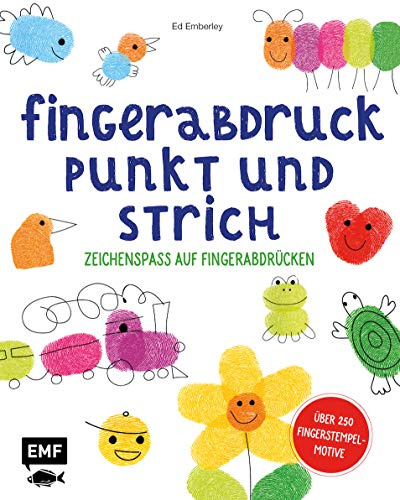 Fingerabdruck, Punkt und Strich: Zeichenspaß auf Fingerabdrücken