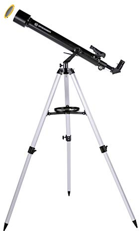 Bresser Refraktor Einsteiger Teleskop Arcturus 60/700 mit Smartphone Kamera Adapter und hochwertigem Objektiv-Sonnenfilter, inklusive Stativ und umfangreichem Zubehör