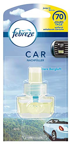 Febreze Auto-Lufterfrischer Klare Bergluft Nachfüller, 7 ml, 1 Stück
