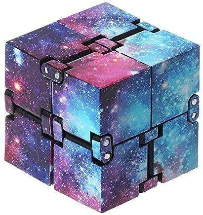 Infinity Cube,Kunststoff Zauberwürfel PVC Mini Finger Unendlicher Würfel Handlich Zappeln Spiel für Kinder Erwachsene Tötungszeit ADD ADHS Angststörung