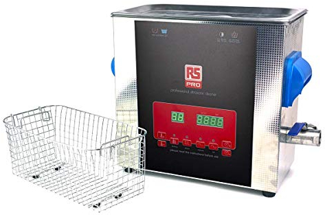 RS PRO Edelstahl Ultraschallreiniger 6L, 300W, 300mm x 153mm x 150mm