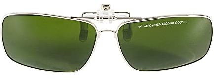 Cloudray CE 1064nm Laser Safety Goggles Laser Safety Glasses Protective Glasses láser Gafa seguridad Gafas protectoras 900-1800nm OD6+ CE Gafas protectoras para láser de fibra Estilo E