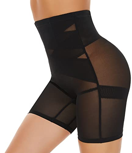 SIMIYA Tummy Control Knickers, High Waisted Shapewear for Women, Tummy Control Body Shaper Pants Shaping Underwear, Black 3XL