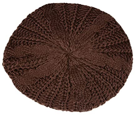 Autumn and Winter Ball Knitted Hat Women's Wool Hat RrT418, coffee, One Size Fits All