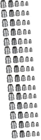 Abaodam 75 Piezas Para Pesadas Herramientas Redonda De Hierro Cuñas De Martillo De Mango De Almádena Eje Mango De Planchar