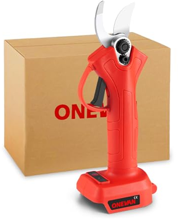 ONEVAN forbici potatura a batteria, 30 mm cesoie a batteria per potatura per Makita 18V, motore brushless, forbici potatura elettriche per la potatura degli alberi da giardino