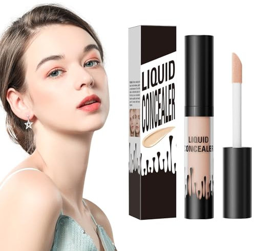 Face Concealer, Make -up Concealer für Gesicht | Feuchtigkeitsfeuchtigkeitsfeuchter Concealer - Augenprimer, anhaltende flüssige Fundament, Teint Booster für dunkle Kreise