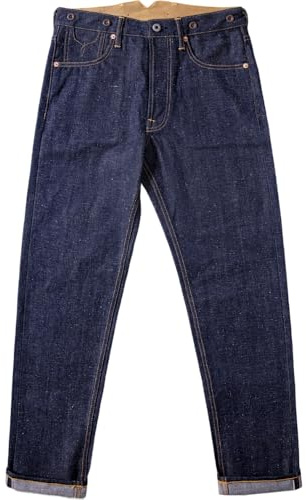 Red Tornado 'Snowy' NEP 14oz Selvedge Raw Denim Pants Tapered Fit W30L30 Dark Blue