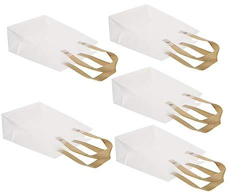 Ipetboom 5stücke Transparente Tragetasche Für Hochzeitsgeschenke Und Süßigkeiten Praktische Und Vielseitige Geschenkverpackung Für Feierliche Anlässe