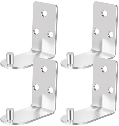 Homoyoyo 4pcs Iron Fire Extinguisher Hanging Brackets Wall Mount Holder Secure Hook for Extinguishers Easy Install Multipurpose for Home Office Store Safety
