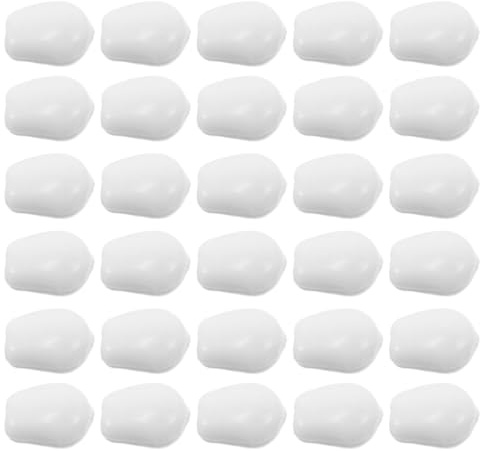 Toyvian 400 Leurres Souples Flottants Imitation Maïs Blanc Appâts Artificiels pour Pêche à la Carpe en Eau Douce Ensemble de 400 Pièces en Plastique Souple Résistant à la Décoloration