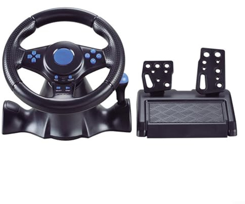 Volante de coche USB para Switch para Xbox 360, PS4, PS3, PC (7 en 1)