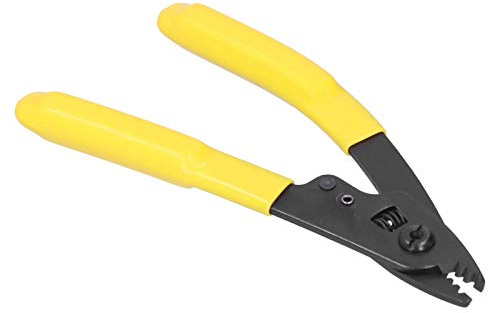 Keenso Herramienta Peladora de Fibra óptica con Antideslizante, Diseño Ergonómico para Pelar Revestimiento de Cable de Fibra óptica, Longitud de 165mm