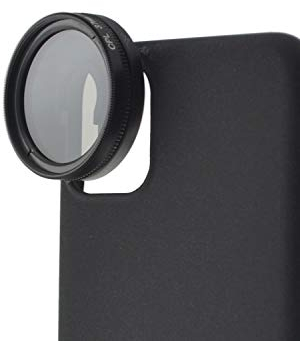 System-S Filtre polarisant Objectif (CPL) avec étui de Protection pour iPhone 11 Pro