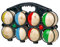 Spetebo Holz Boule Set mit Tragetasche - 8 Holz Kugeln - Boccia Petanque Garten Spiel Wurfspiel Kinder