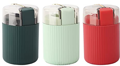 MINGZHE 3 Stück Pop-Up-Automatischer Zahnstocher-Spender, tragbare Zahnstocher-Aufbewahrungsbox, Zahnstocher-Halter, Spender für Zuhause, Küche, Restaurant, Bars