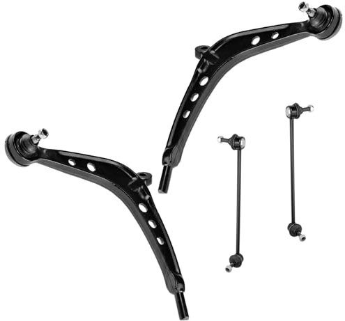 AJS Parts 2x Querlenker 2x Koppelstange Vorderachse links rechts für BMW3 E46 Allrad