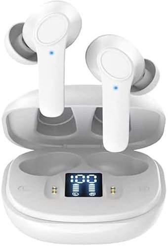 Écouteurs sans fil pour iPhone 17/17 Air/17 Pro/17 Pro Max/16/16 Pro/16 Pro Max/15/15 Pro/15 Pro Max/14/14 Pro/14 Pro Max/13/13 Pro/12/11 Bluetooth 5.0 Écouteurs intra-auriculaires IPX6 basses