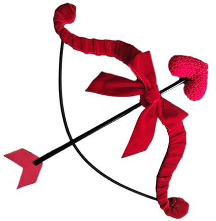 Generisch Cosplay Zubehör Halloween | Herz Bogenpfeile | Mini Und Pfeil Amor-motiv | Amor Pfeil Und Set Valentinstag Cosplay Requisiten | Engel Amor Kostüm Zubehör für Damen Mädchen Männer