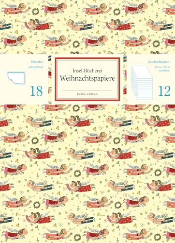Insel-Bücherei Geschenkpapier Weihnachten: Weihnachtsmotive