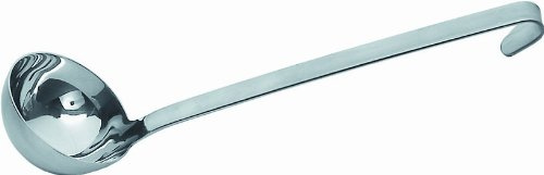 Schöpfkelle Ø 10 cm – Schöpflöffel mit 0,25 L Fassungsvermögen & 25 cm Stiellänge, Edelstahl, Ideal für Suppen & Saucen