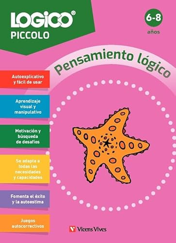 Vicens Vives – Logico Piccolo. Pensamiento lógico (6-8 años) – Juego educativo de lógica y razonamiento para niños. Requiere soporte Piccolo (no incluido)