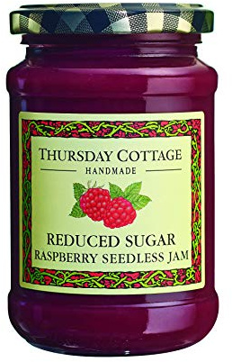 Thursday Cottage - Reduced Sugar Seedless Raspberry Jam - 315g