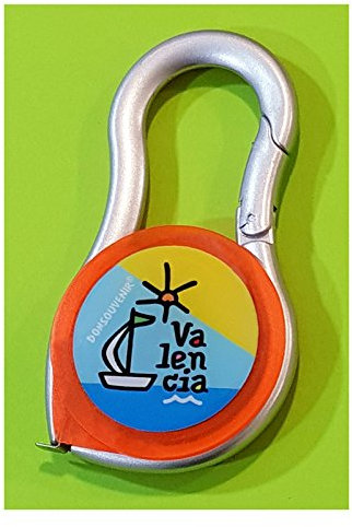 VALENCIA - Nastro metrico e portachiavi con zanzariera, Donsouvenir, KeYRING & MEASURING TAPE