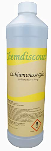 1Liter (ca. 1,2kg) Lithiumwasserglas, unverdünnt, hohe Konzentration: Molares Verhältnis 3,9
