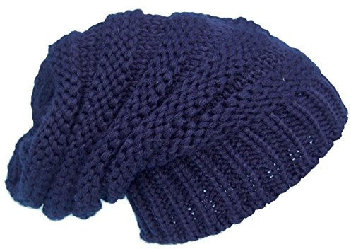 Cool4 Herren Damen Unisex Strickbeanie Slouch Grobstrick Beanie Strickmütze Mütze A20