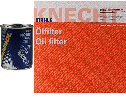 QR-Parts Set 85719329 9900 OC 38 Original MAHLE/KNECHT Ölfilter + SCT Motor Flush Motorspülung