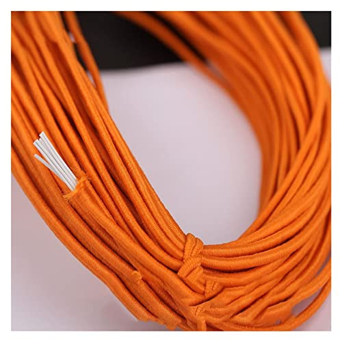ZZSRJ Banda de elástica de 2 mm de Cuerda elástica de la Cuerda elástica Correo de Goma de Goma Cordera de Cuerda con Cuentas de Cuerda for Ropa de Coser (Color : 08, Width : 2mm)