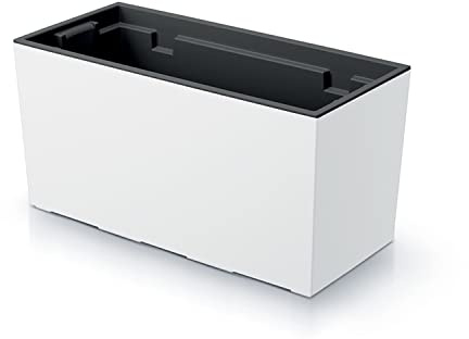 Jardinera para balcón urbi Case, Dimensiones (mm) 395x185x195, Color Blanco