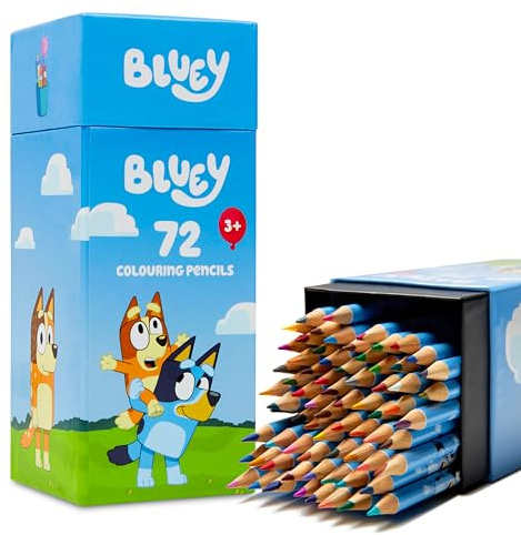 BlueY 72 Stifte Buntstifte Box - Grenzenlose Kreativität für Kinder ab 3 Jahren - Sicheres, farbenfrohes Malerlebnis