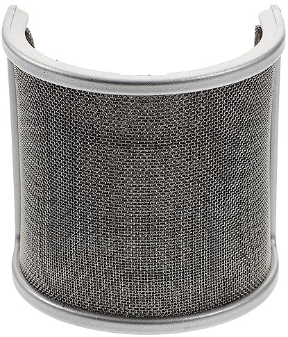 Vaguelly Metal Pop Filter for Microphone Mic Pop Filter U-type Mesh Net Mic Windscreen and Microphone Protector Suitable for Karaoke Machine and Vocal Booth Use
