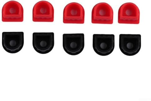 HEIBTENY 10 stycken för Anderson-kontakter, vattentät, fast kontakt, 50A-350A, röd och svart (50A)